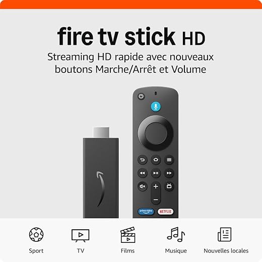 Amazon Fire TV Stick HD (Nouvelle génération)
