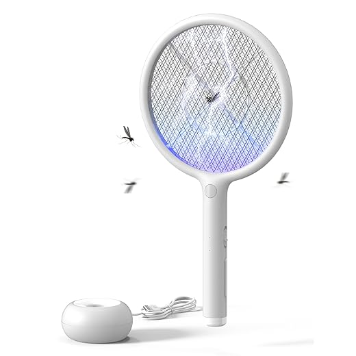 AROEVE Electric Insect Racket  4000V 2-in-1 Anti – Mosquito Racket