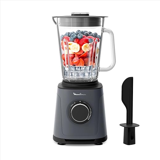 Blender Moulinex PerfectMix Essential – 1200W, Technologie de lames Powelix, Nettoyage facile LM771BF0