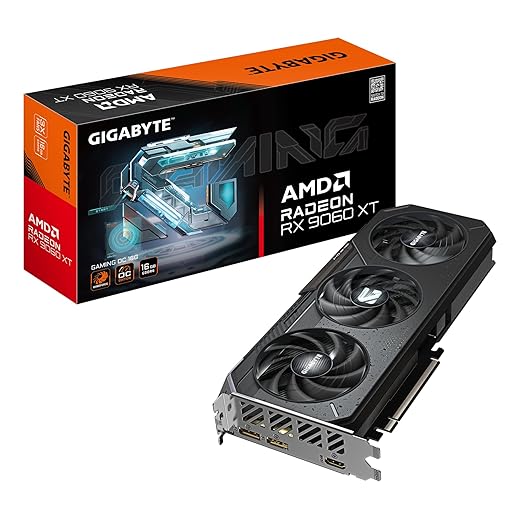 Gigabyte Radeon RX 9060 XT Gaming OC 16G Carte Graphique | GV-R9060XTGAMING