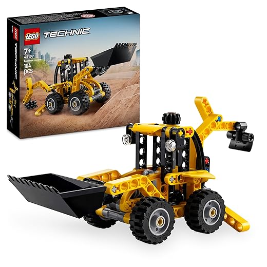 LEGO Technic Le tractopelle Cadeau pour Enfants passionnés de mécanique | 42197