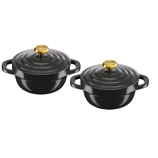 Lot de 2 mini-cocottes Tefal Air 11 cm | E255S204