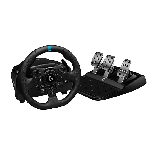 Volant et pédales Logitech G923, TRUEFORCE, PS/PC/Mac, noir