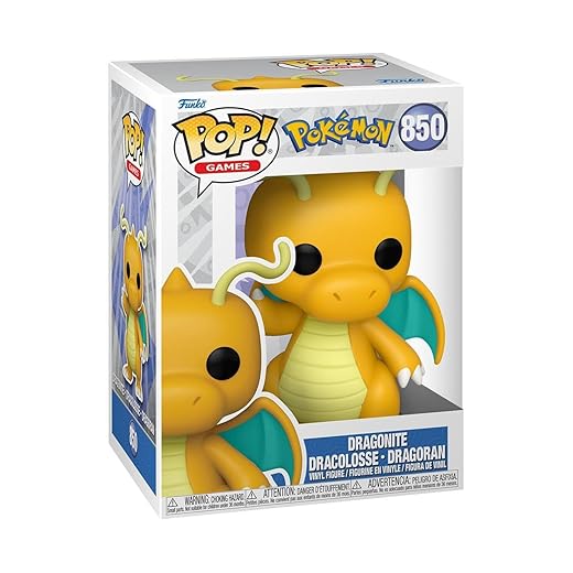 Funko POP! Pokémon Dragonite, figurine vinyle à collectionner, produit officiel
