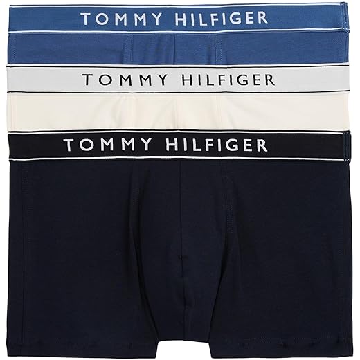 Lot de 3 boxers Tommy Hilfiger homme, rouge/bleu, taille XL